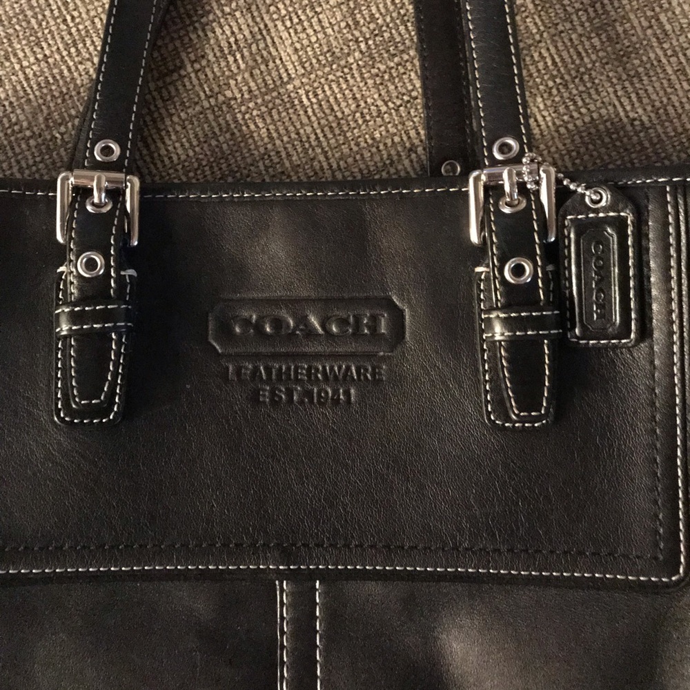 Large Black COACH Purse